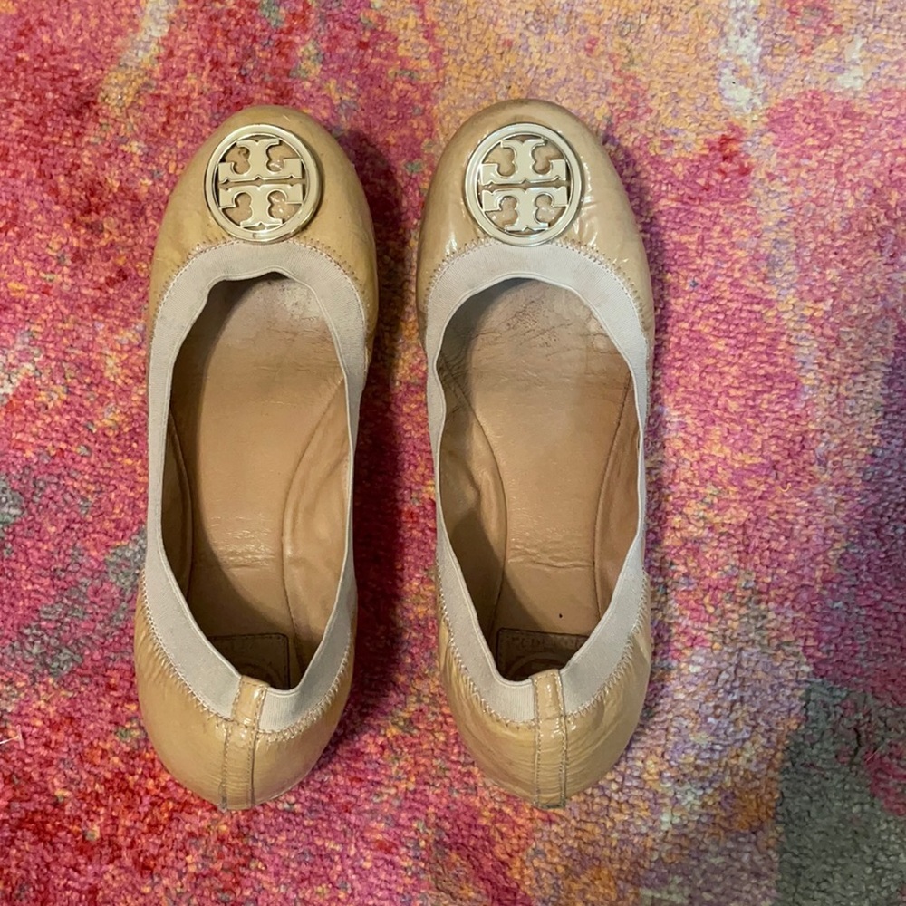 Tory Burch nude flats